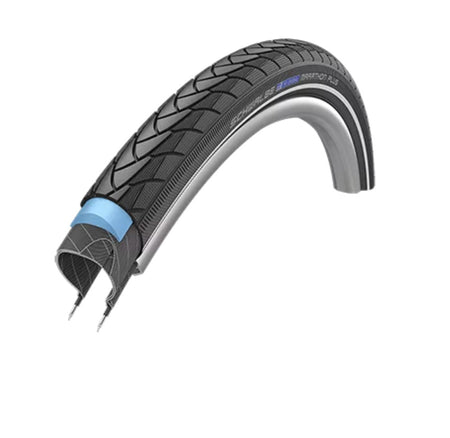 Schwalbe Marathon Plus Tire - 700 x 25 Clincher Wire BLK/Reflective Performance Line