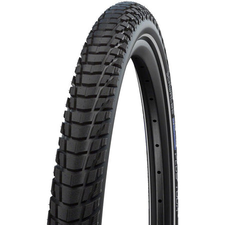 Schwalbe Marathon Plus Tour Tire - 700 x 35 Clincher Wire BLK/Reflective Performance Line SmartGuard Addix E-50