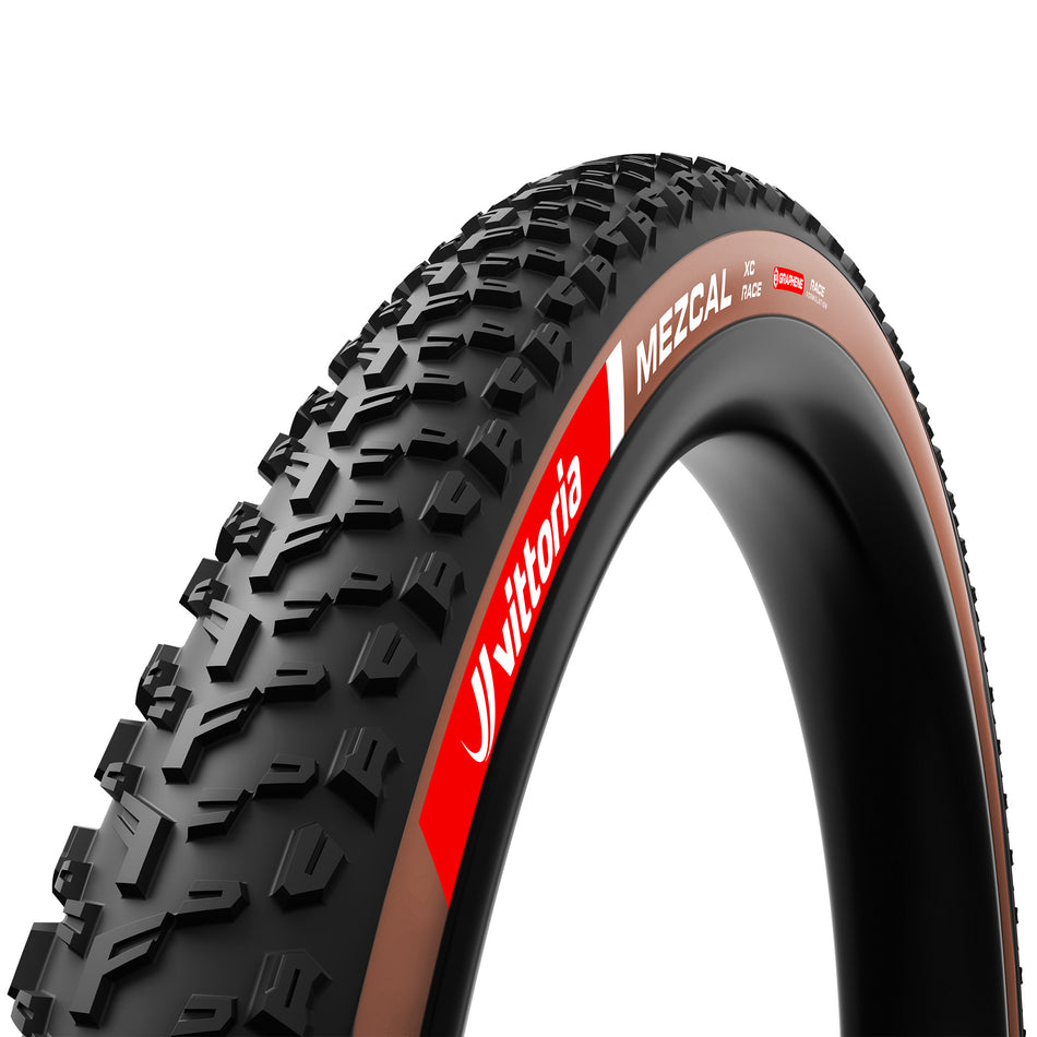 Vittoria Mezcal XC Race Tire - 29 x 2.25 Tubeless Folding Brown Graphene + Silica G2.0