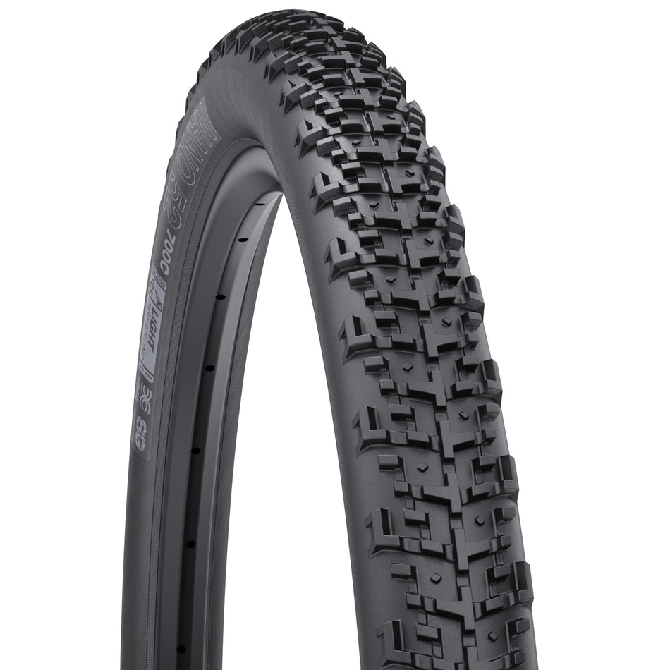 WTB Nano Tire - 700 x 52 TCS Tubeless Folding BLK Light/Fast Rolling Dual DNA SG