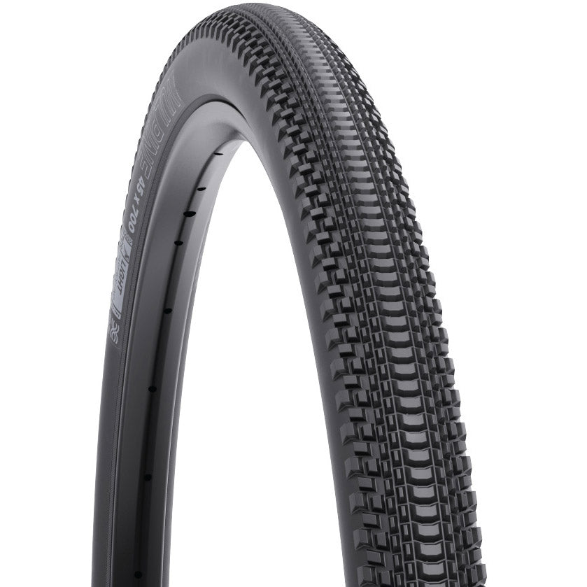 WTB Vulpine Tire - 700 x 45 TCS Tubeless Folding BLK Light/Fast Rolling Dual DNA SG2