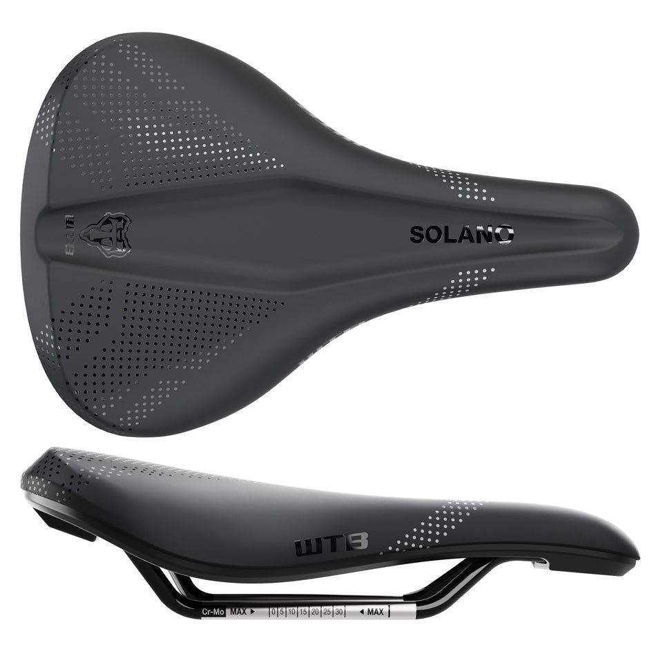 WTB Solano Saddle - Chromoly Black Wide Fusion Form