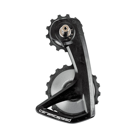 CeramicSpeed OSPW RS Alpha Pulley Wheel System Shimano Dura-Ace 9250/Ultegra 8150 - ALPHA Aluminum Pulley Carbon Cage Silver